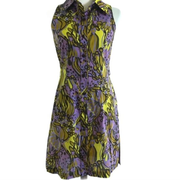 Milly of New York Retro Collared Dress - Picture 2 of 7